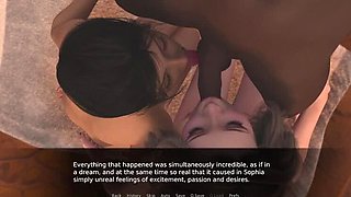 Patricia Shares a Massive BBC with Sophia in the Sauna Creampie