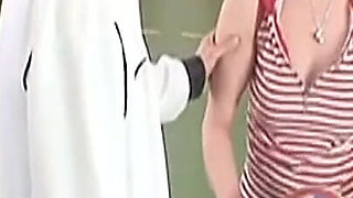 Mature Coach Fingers and Licks Skinny Babe's Dripping Pussy in Gym