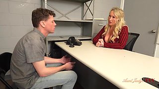 Curvy 45yo Milf Momma Bombshell is the Boss and She Wants A Creampie - Hardcore
