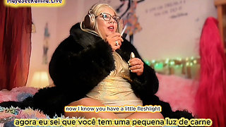 Steaming Hot JOI with Brazilian MILF BBW Goddess in Gold