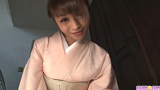 Teen Marika gives an asian pov blowjob and swallows cum