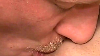 Girl Seduction Scene-3 busty Brunette April Blue in Lingerie Masturbates and Receives a Sensual Fuck