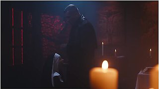 Porn - Horny Priest Fucks Nuns With Deep Blowjob With Karina King And Steve Q