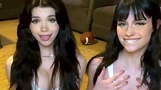 Sexy webcam brunette with big boobs