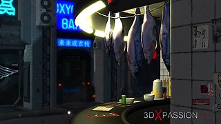 Ass Fuck. innocent college girl and a thick monster in the industrial zone