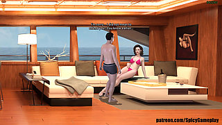 Adventures of Willy D: hot MILF is jerking cock on the yacht ep 4