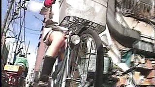 Running Bicycle Panties Exposure