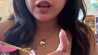 Sexy teen ebony solo toy masturbation