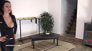 Mistress Tatjana Punishes Her Slaves for Fucking