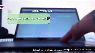 Nayomi Sharp and Mila Milan’s Threesome Anal POV in Netherlands