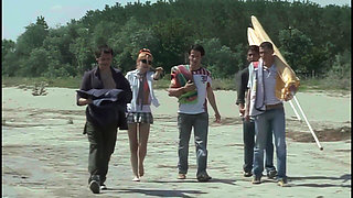 Beach Gangbang with My Boyfriend's Friends