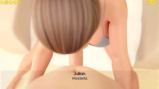 My Pleasure 14 Julian's First BJ & HJ From Julia (hand Cum)