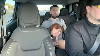 Uber Driver Watches Couple Fuck in Back Seat