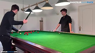 Gabriel Parker Shoves Pool Balls Deep in Liam Hollands Ass