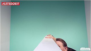 German Secretary Celina Davis Fucked By Boss On The Toilet
