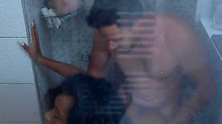 Big Booty Ebony Fucked Hard in Shower - Kiki Minaj