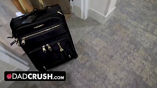 Dadcrush - thick bootied daughter-in-law Tommy King dirty dances her arsehole on stepdaddy's cock