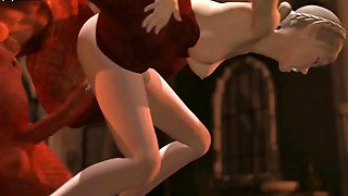 Animated gets drilled by a monster