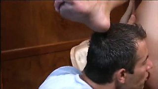 Sera Passion the Blonde Secretary Gets a Deep Throat Blowjob