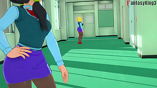 Android 18 Dances for Gohan at the University - Dragon Ball Zex Series