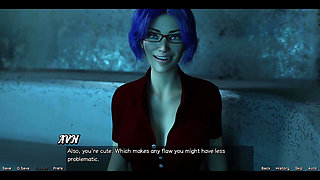 Stranded in Space - Date Night with Hot Blue Haired MILF