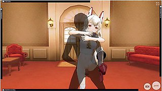 3d Hentai Ayanami From Azur Lane Fucks With You