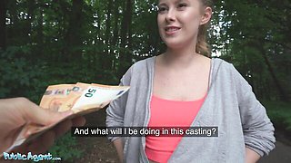 Public Agent featuring Casey I's brunette xxx