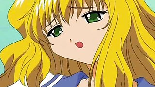 delicate blonde hentai girl