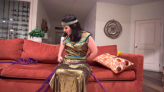 Tilly Mcreese's Ancient Egyptian Self-bondage Ritual 4K POV Captive Fantasy Awaits!