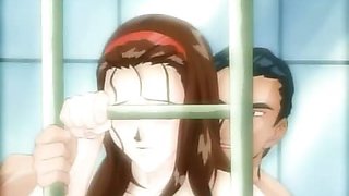 Showering anime chick gets owned
