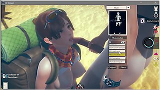 Ai Syoujyo [3d Hentai Game] Ep.15 Doing A Breast Massage To The Petite Trader Girl