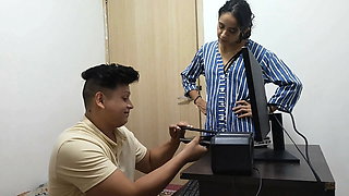 I TELL MY STEPBROTHER TO HELP ME WITH MY LAPTOP AND HE CHARGES ME WITH HARD SEX