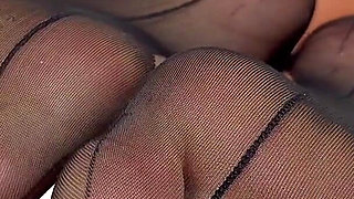 I Love My Cervin Nylon Soles Being Loaded with Cum