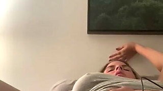 Blonde Orgasms With Vibrator