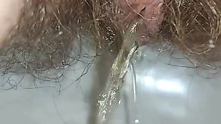 I'm Taking Close-ups of Myself Peeing in the Toilet