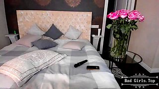 Skinny Big Booty Milf Teases Hot Ass in Lingerie