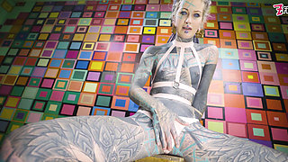 Solo Latex Harness Electro Play - BDSM Kink Session