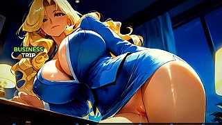3-Round Challenge Watching Beautiful Animated MILFs