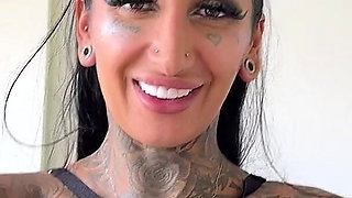 Hot Handjob with Latex Gloves