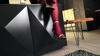 Nikky's B Fetish Store - Joi Sweaty, Stinky Nylon Feet