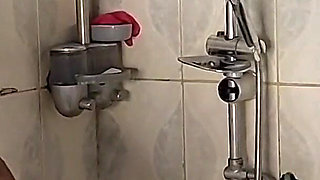 She Uses Big Cucumber to Squirt in Toilet