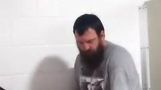 Getting fucked in the public park toilet