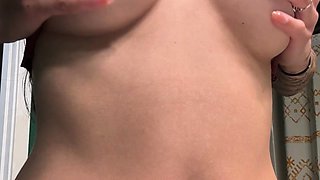 Latina teen Renae Cruz hot solo dildo masturbation