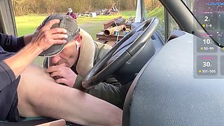 Ninosolos Big Cock Tease Draws Captain Fur to Truck