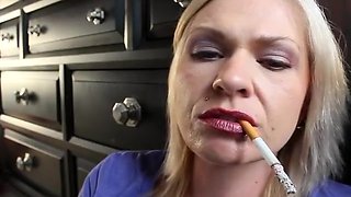 Amazing amateur Fetish, Smoking xxx scene