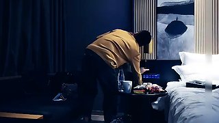 Amateur asian teen licks ass and sucks cock