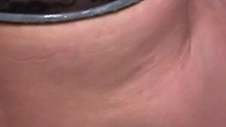 Grandma seduces caretaker in the basement and gets cumshot