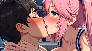 After big game sexy college cheerleader give fucking reward to captain animation