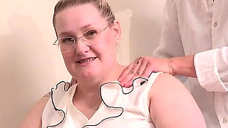 AuntJudysXXX - Busty BBW Boss Lady Becky Fucks Her Lazy Employee at the Office