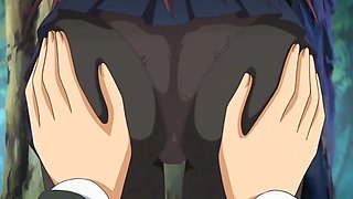 My shameless girlfriend doesn't mind having sex in the woods
